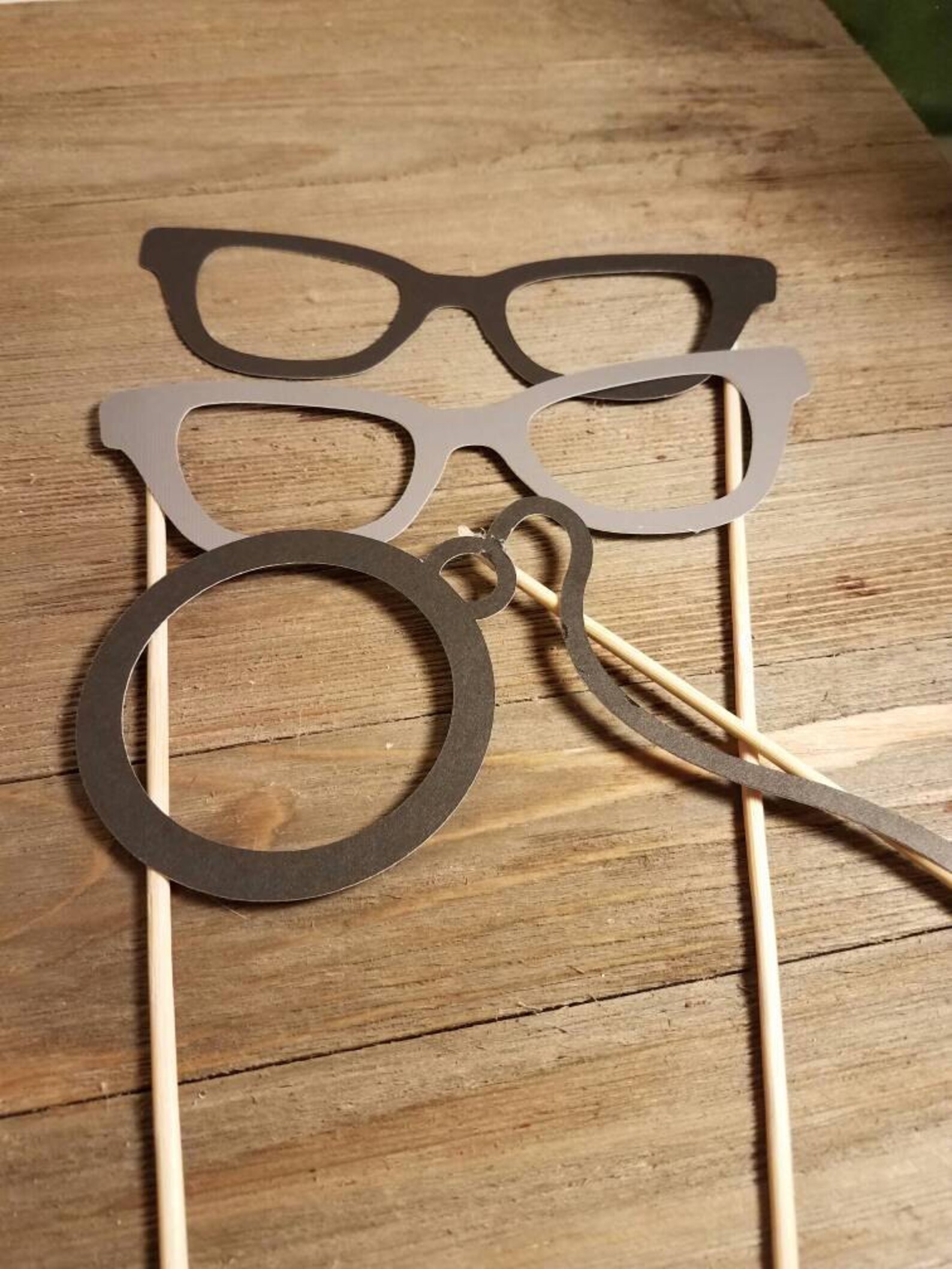 Glasses Photo Booth Props Custom Photo Booth Props Birthday Etsy