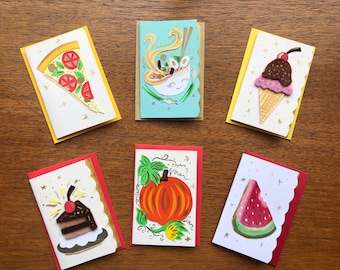 Food Handmade Gift Cards