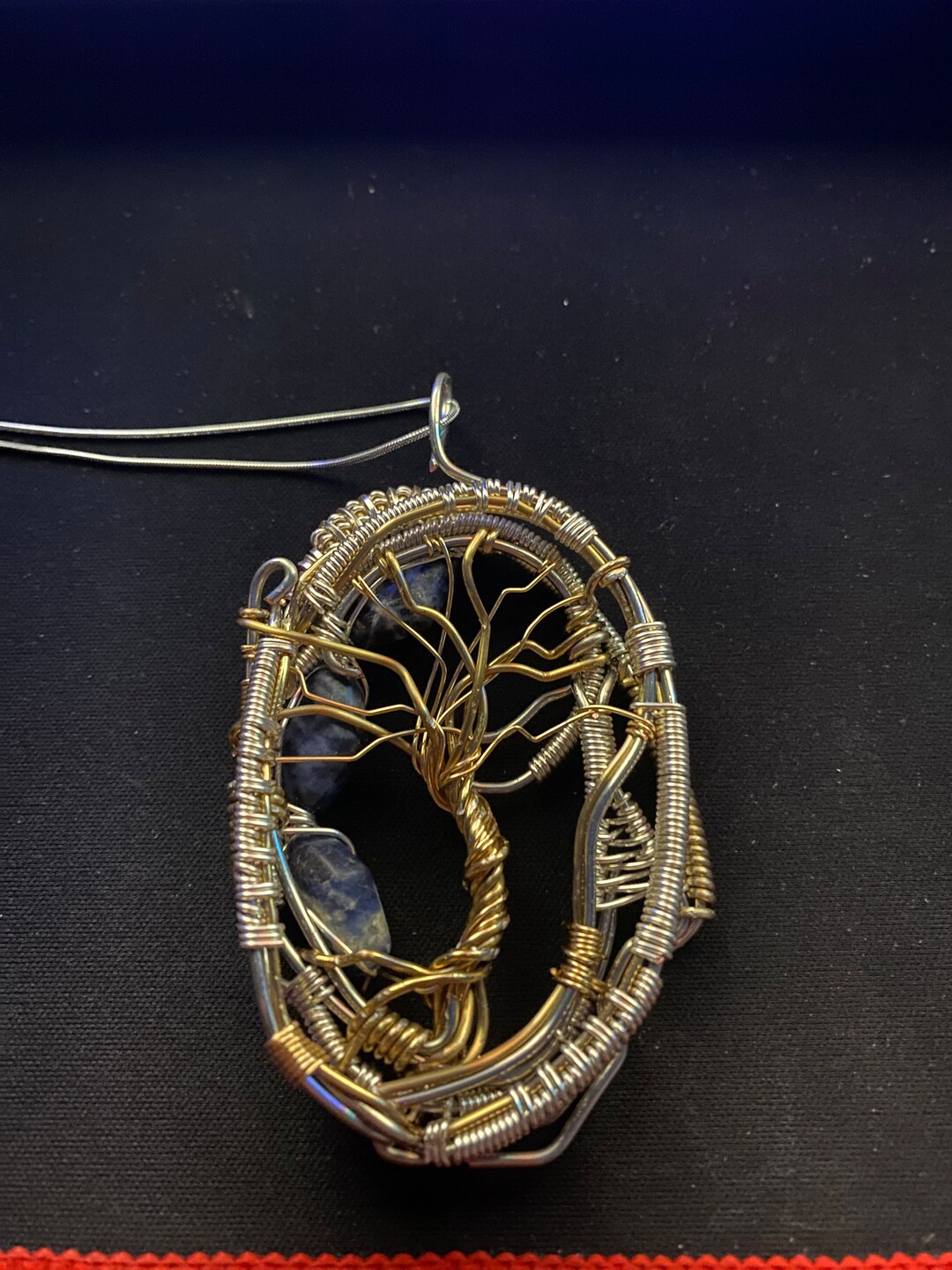 Biometric Tree Pendant Etsy