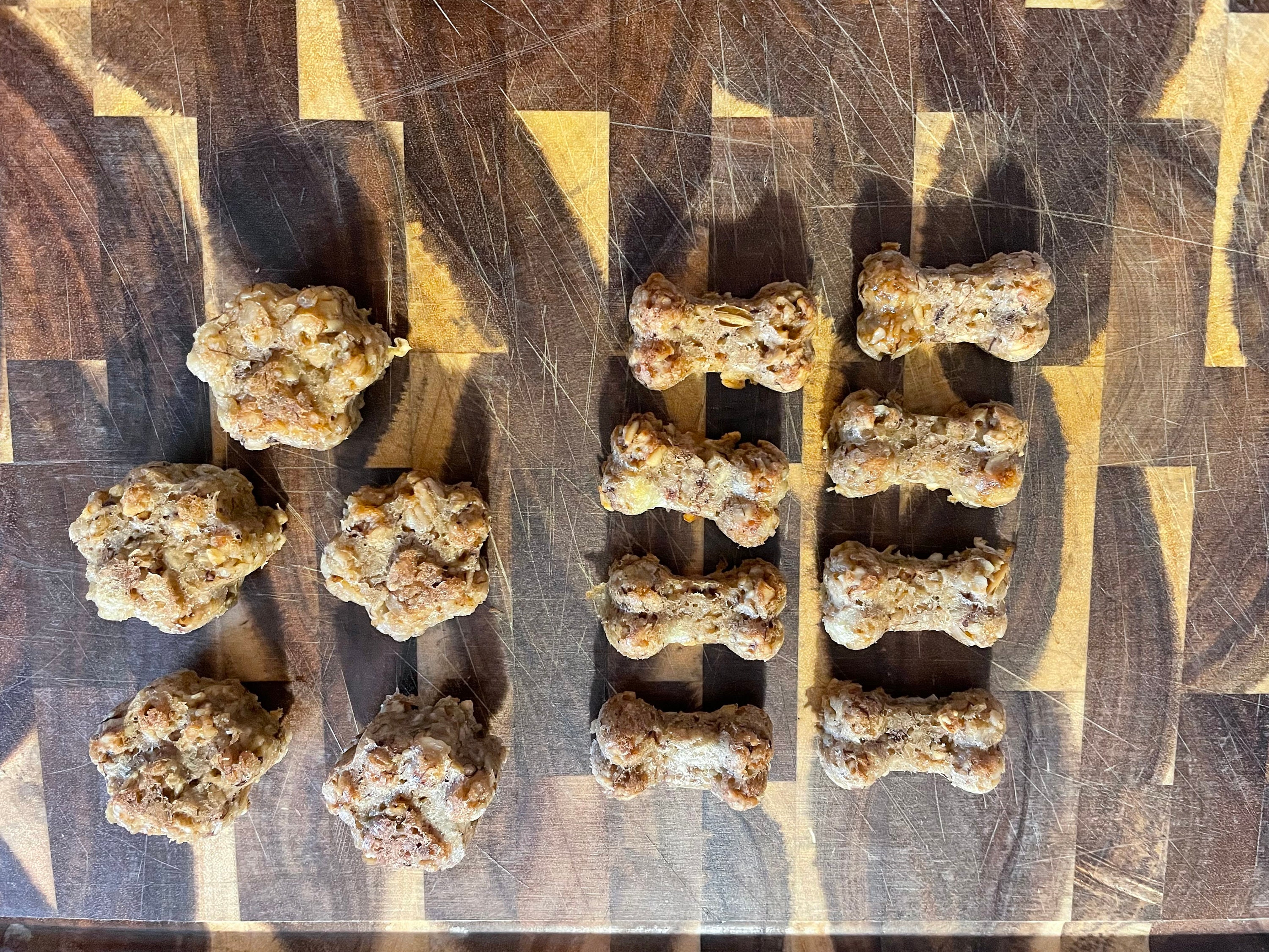 Banana Oat Dog Treats - Etsy - Banana Oat Homemade Dog Snacks