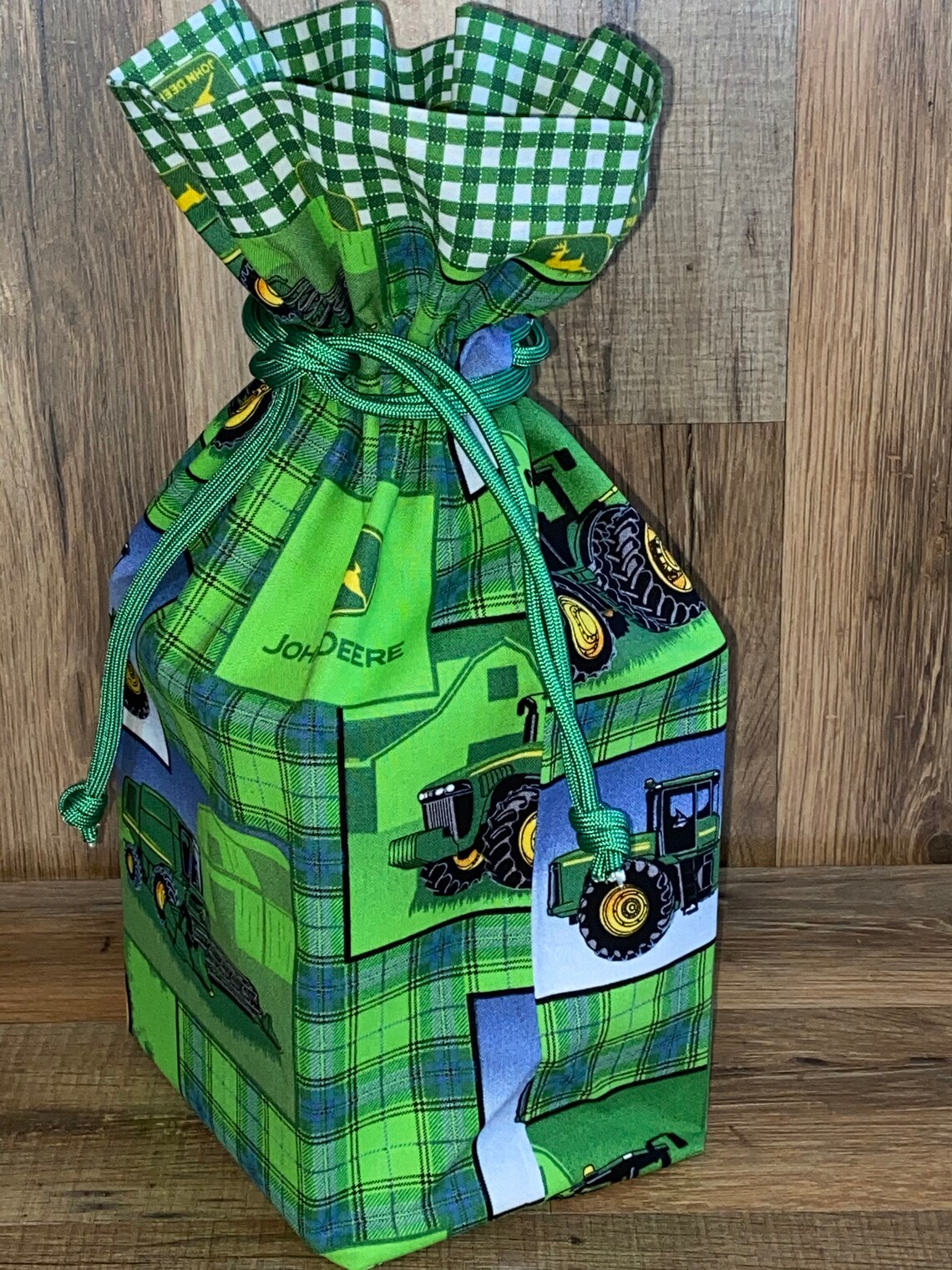 Fabric Gift Bag John Deere gift bag Reusable fabric Etsy