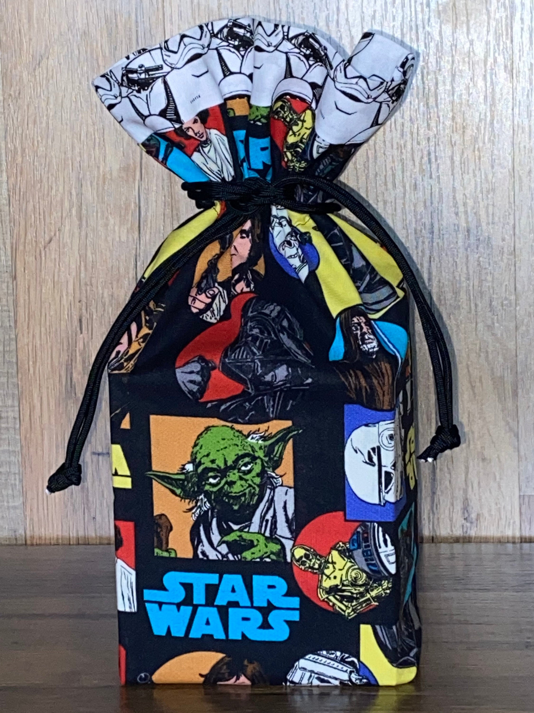 Fabric Gift Bag Star Wars Gift Bag Reusable Fabric | Etsy