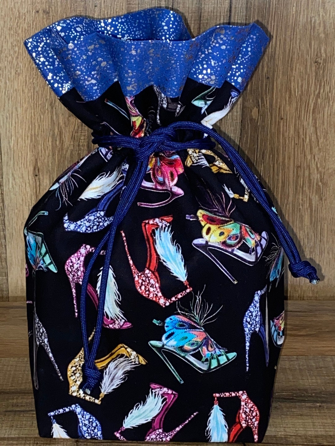 Sac à Poussière/sac De Rangement Piperlime - Satin Vert, Taille M, Cordon De Serrage
