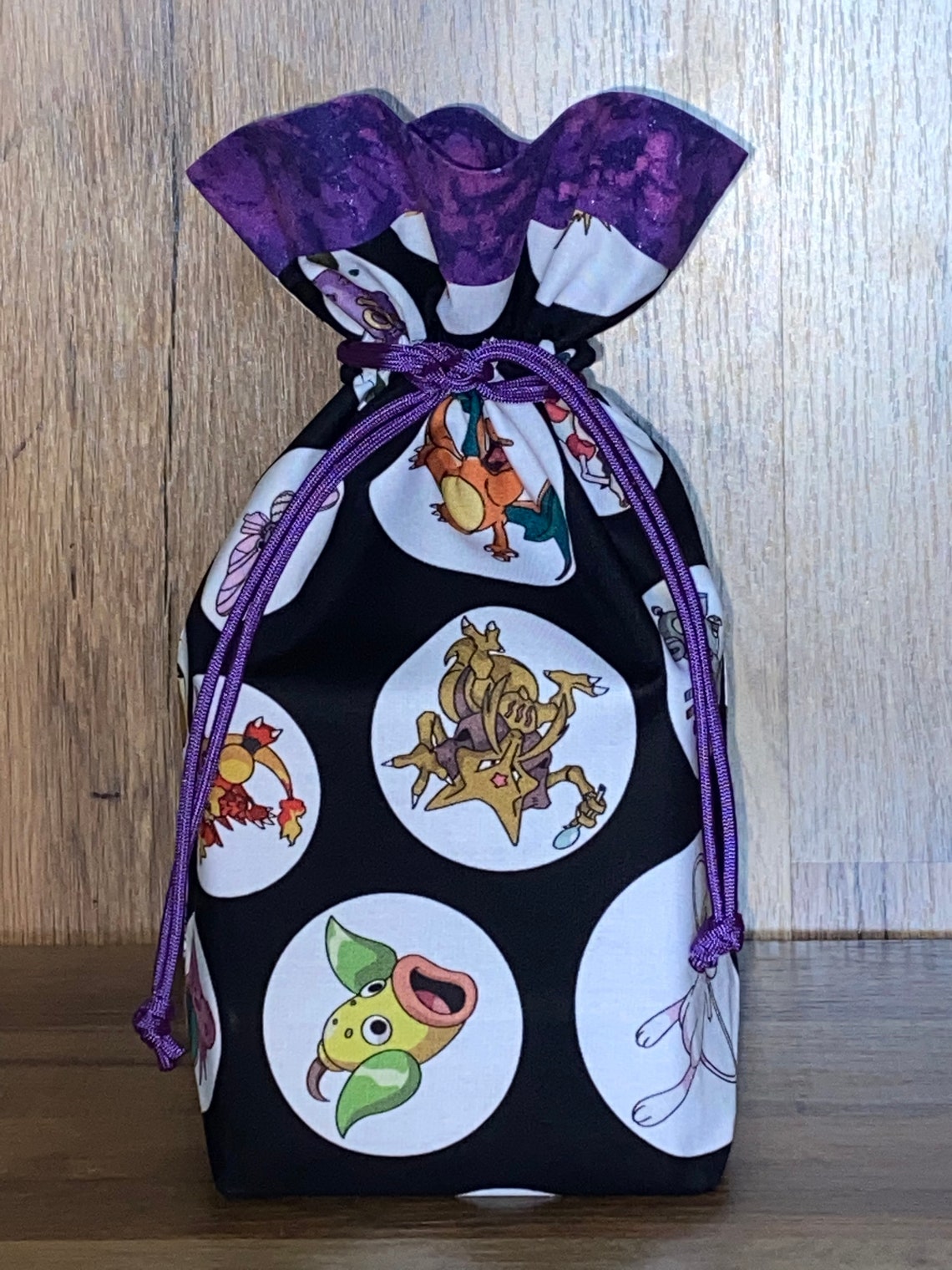 Fabric Gift Bag Pokemon gift bag Reusable fabric drawstring Etsy