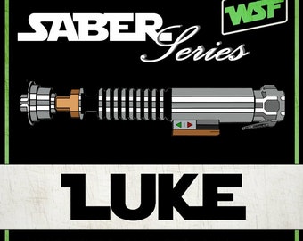 Luke&#39;s Lightsaber Hilt - Unique PVC Morale Patch Star Wars Jedi Inspired Gift Hook Backing