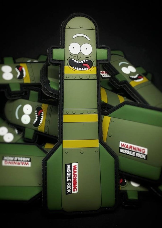 Missile Rick - Glow in the Dark PVC Patch