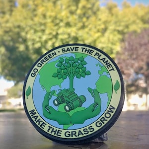 Save the Planet - Einzigartiger PVC Tactical Moral Patch Glow in the Dark Night Vision Marine Corps Inspiriert Humor Geschenkidee