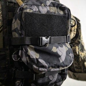 Pecker Pack - Black Tactical Backpack Minimap Multicam Black Inspired Humor Novelty Airsoft Gift Idea