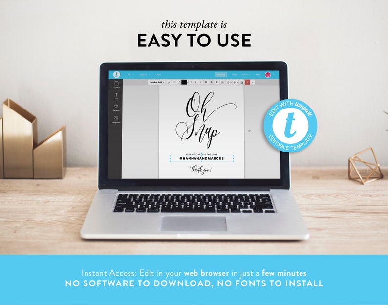 Wedding Programs Sign Printable \u2022 Editable \u2022 Calligraphy \u2022 2 sizes \u2022 Wedding Decoration Sign \u2022 Wedding Sign \u2022 Wedding Sign Templett Sign