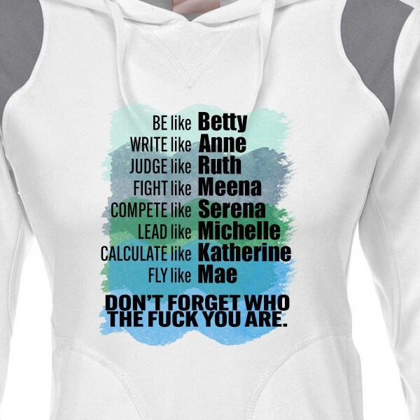 Hoodie - Be Like Betty Write Like Anne Judge Like Ruth Sweatshirt (Cuss), Custom Hoodie, Betty White Sweater, Sublimation Hooded Sweatshirt