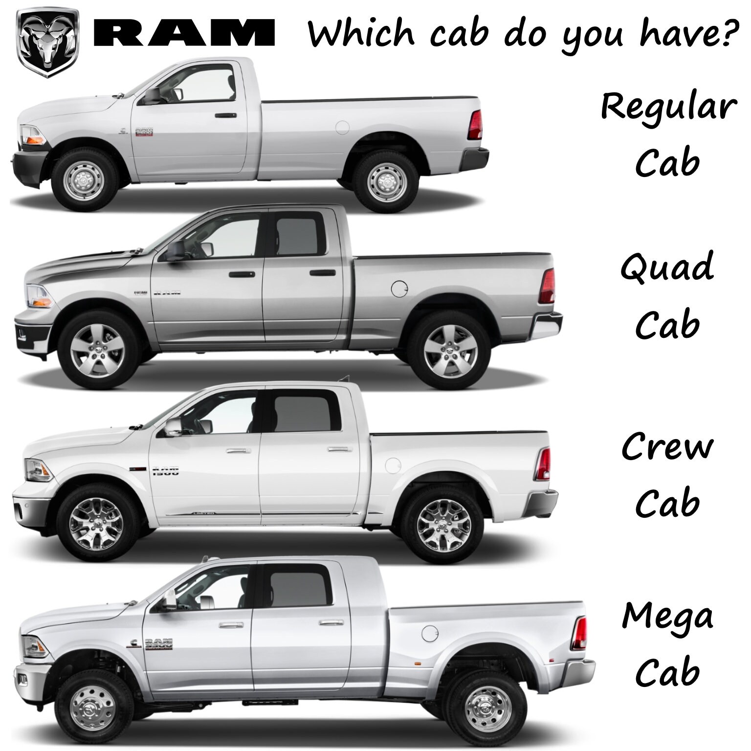 dodge mega cab vs crew cab 3 3 3 3 Dodge Ram Mega Cab Truck Cab Corners  Etsy