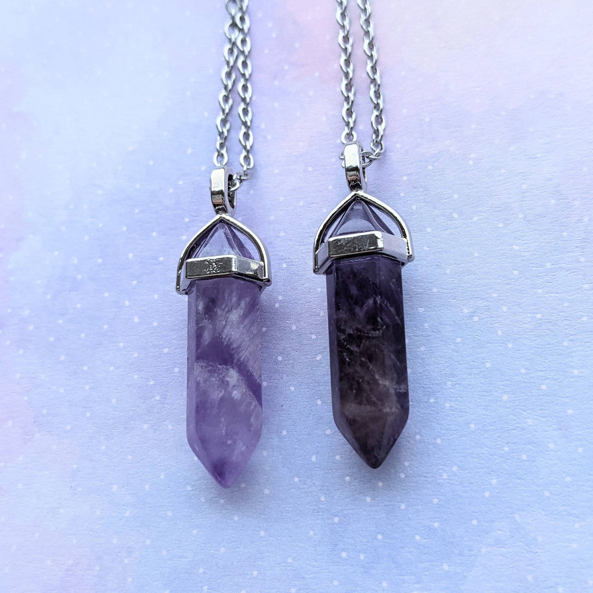 ネックレス・ペンダント [NIRO] AMETHYST PURPLE POINT PEARL NECKLACE #58 il_1080xN.6296828702_srb7.jpg