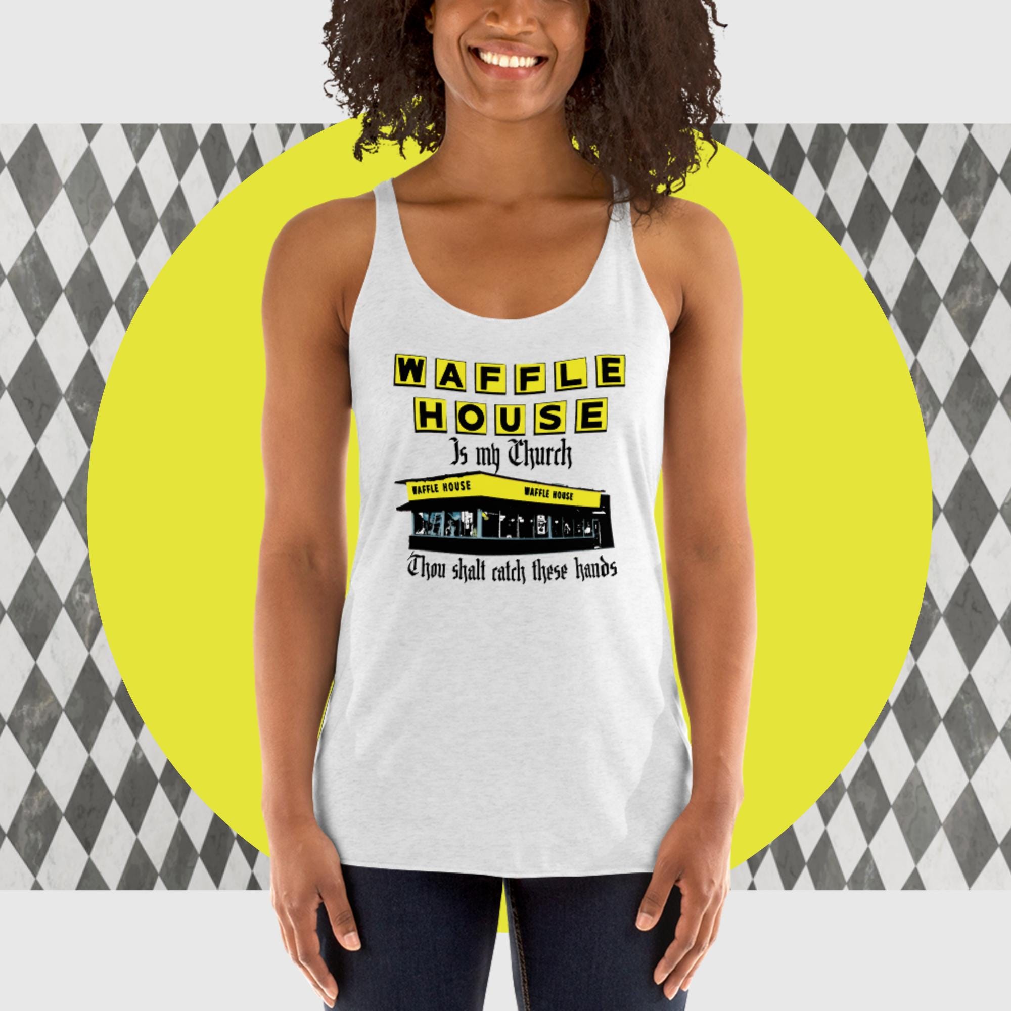 Thou Shalt Catch These Hands Women's Racerback Tank