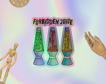 Forbidden Juice Holographic sticker