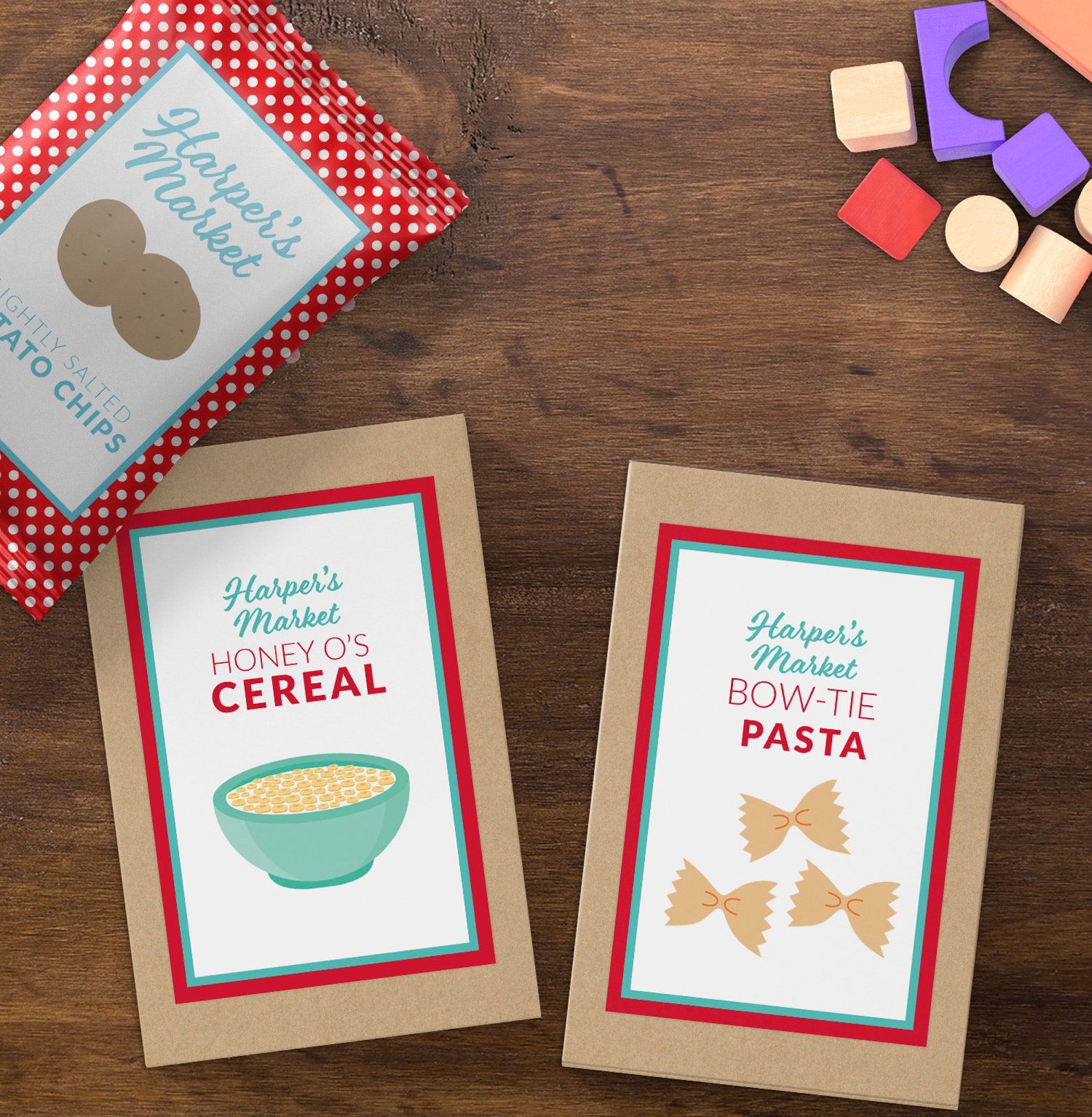 Printable Pretend Play Grocery Store Labels and Signsred and - Etsy