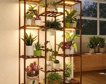 Plant Stand with Grow Light – Multi Pot Indoor Plant Shelf