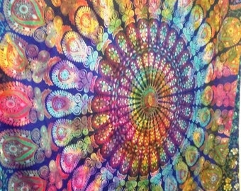 Sophia Art indien hippie Arbre de vie Tapisserie psych/éd/élique Tapisserie Mandala D/écoration murale /à suspendre Tenture murale Indian Boho tapisseries Reine de Boh/ême D/écoration murale /à suspendre