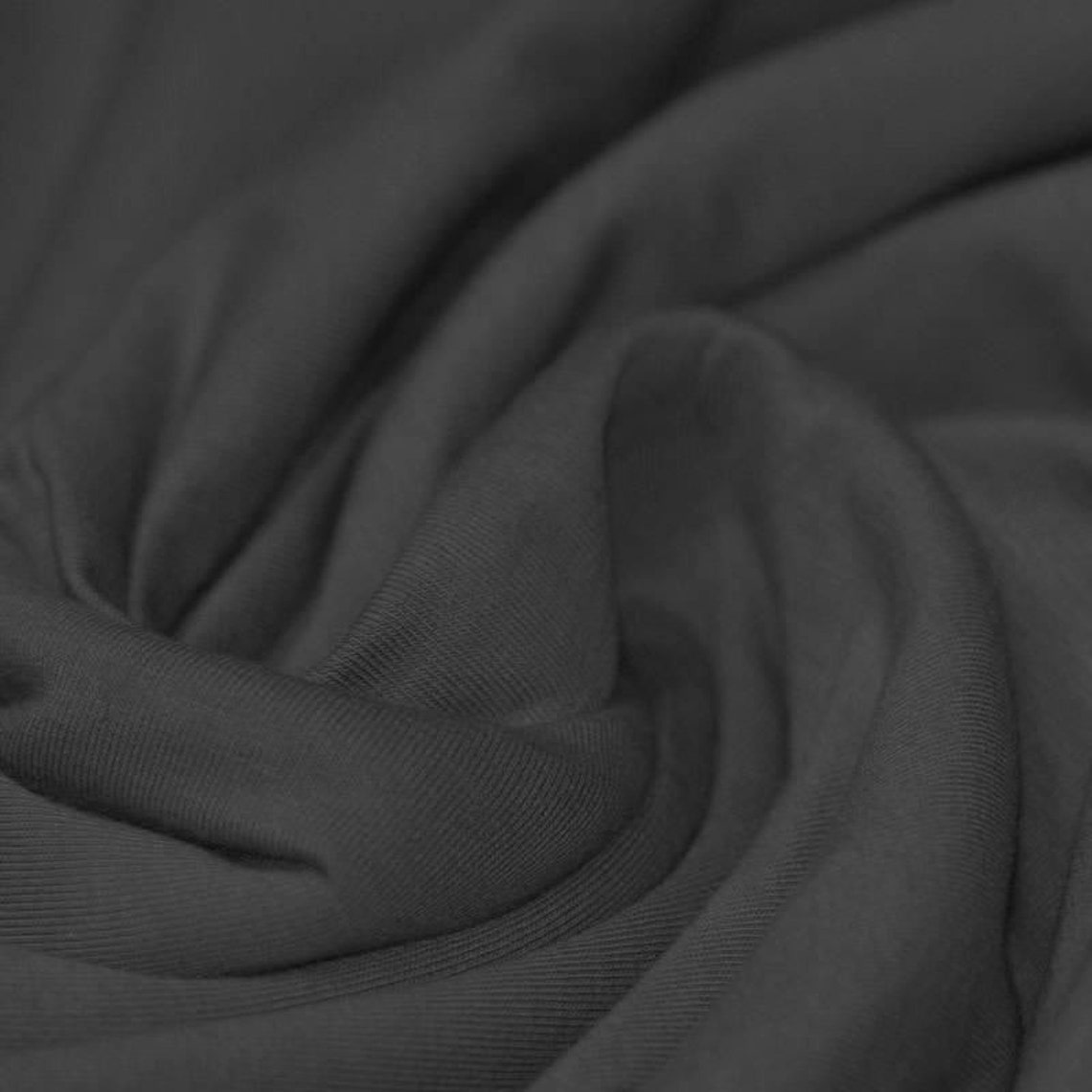 Dark Grey Plain Jersey Fabric 50x75cm Etsy