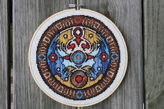 Zelda: Majora's Mask Clock Face - Cross Stitch Pattern - Etsy