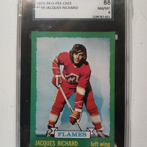 1973 opc Hockey #169 JACQUES RICHARD SGC 88 (8)