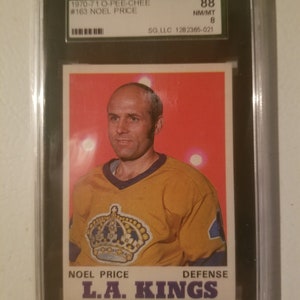 1970 opc HOCKEY #163 NoelPrice SGC 8