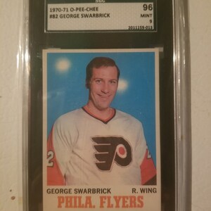 1970 opc HOCKEY #82 George Swarbrick sgc 9