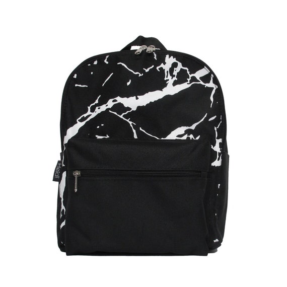 Black Marble print mini backpack kids backpack mini | Etsy