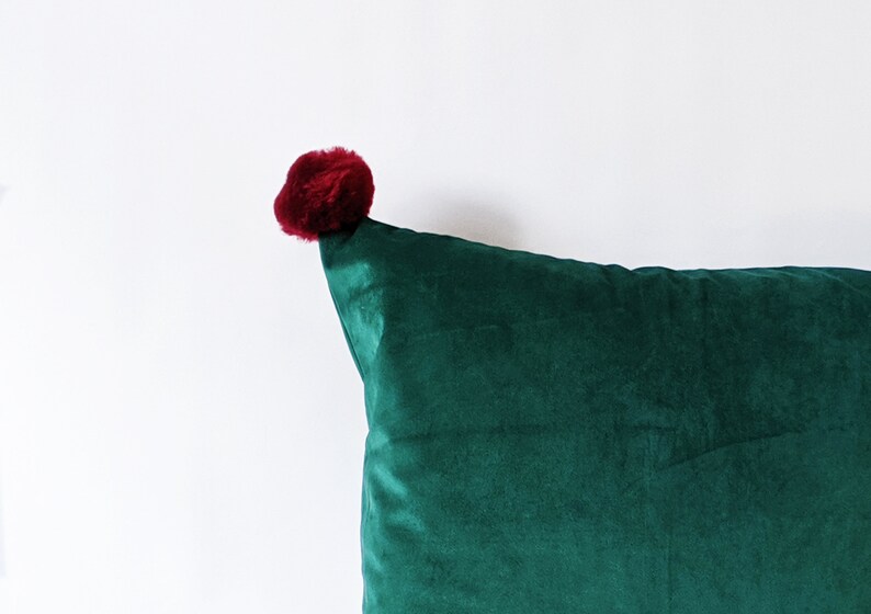 Green Velvet Lumbar Pillow New Homeowner Gift Green Velvet Etsy