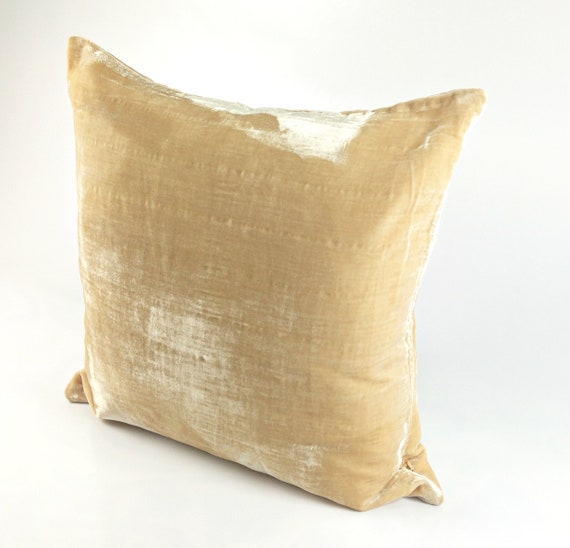 Cream Velvet Throw Pillow Cover Housewarming Gift New Home Etsy