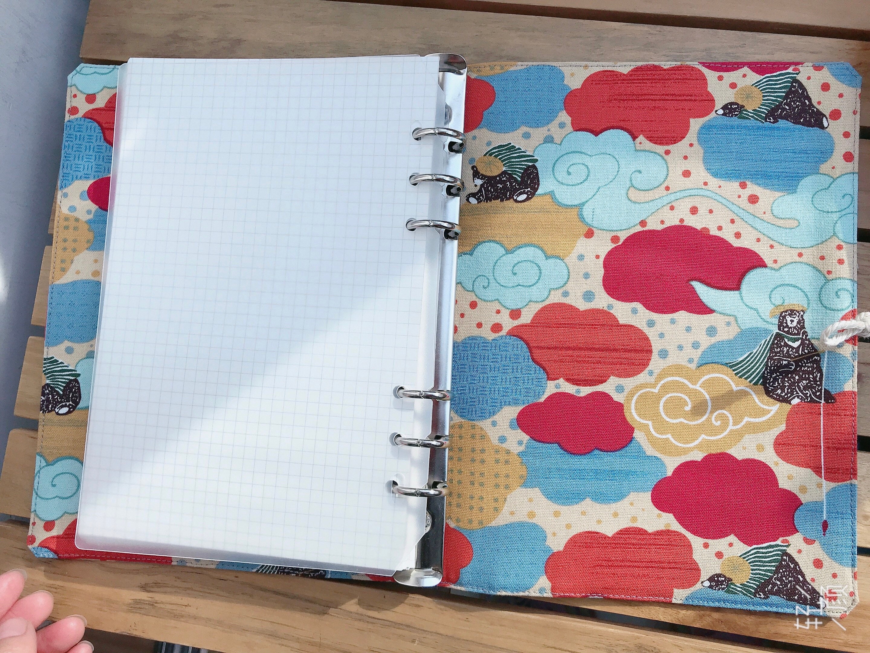 160 Pages A5 / Personal / Fabric Binder Planner 6 ring Etsy