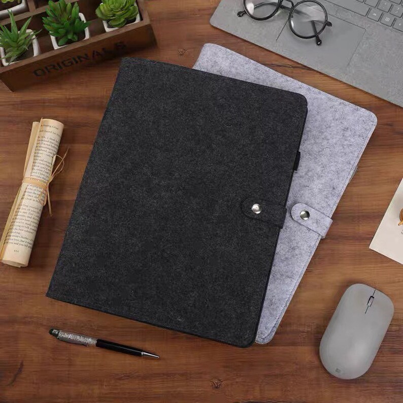 A4 Felt Binder 4 ring binder refilled planner A4 Cover Etsy