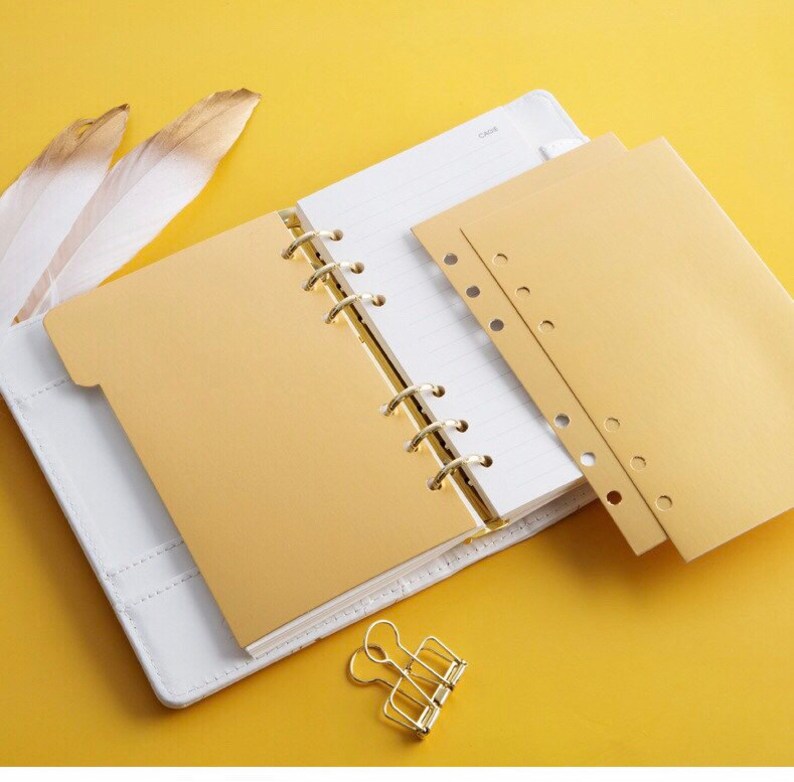 Personal PU Planner 6 ring binder refillable planner Etsy