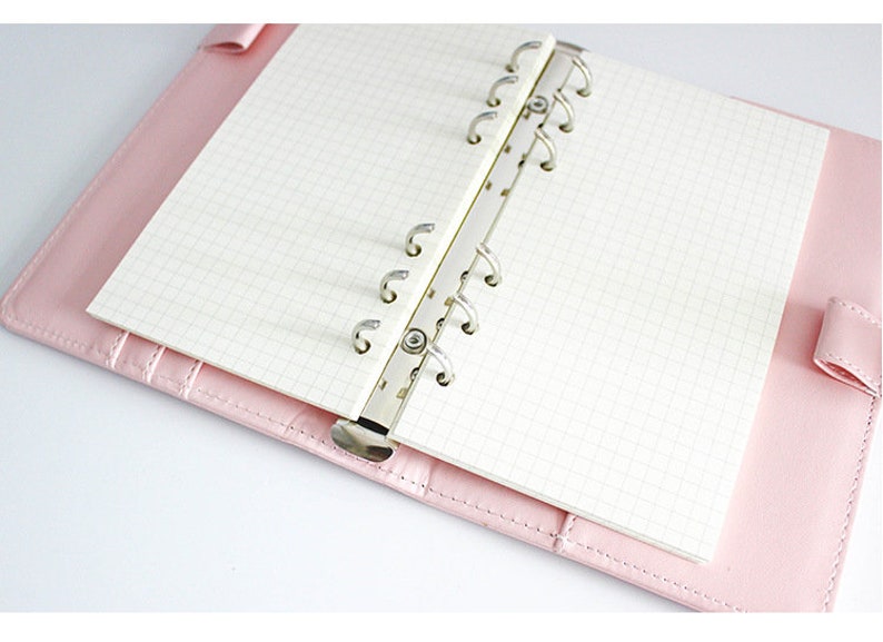 A5 Personal PU Planner 6 ring Planner refillable planner Etsy