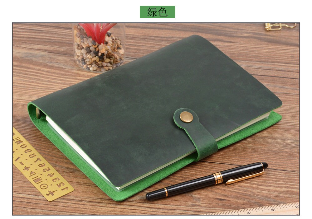 A5 Genuine Leather Planner Refillable Leather Planner 6 ring Etsy