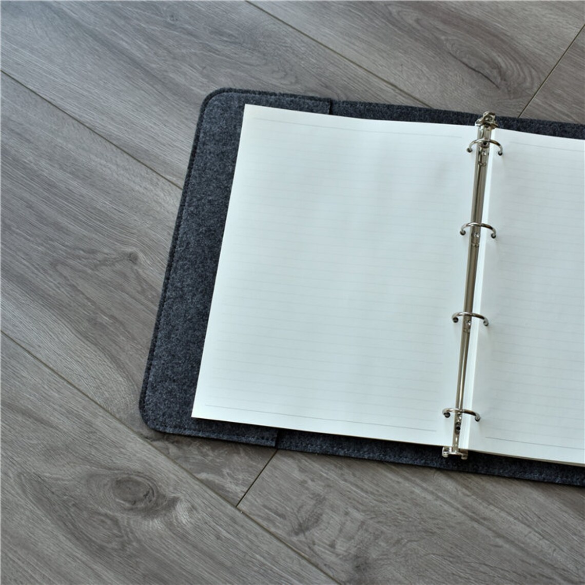 A4 Felt Binder Ring Binder Refilled Planner Cover NO PAPER Etsy