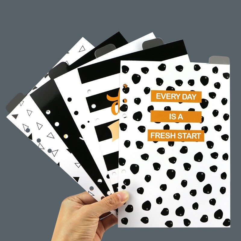 160 Pages A5 Personal PVC Binder Planner 6 Ring Binder Etsy