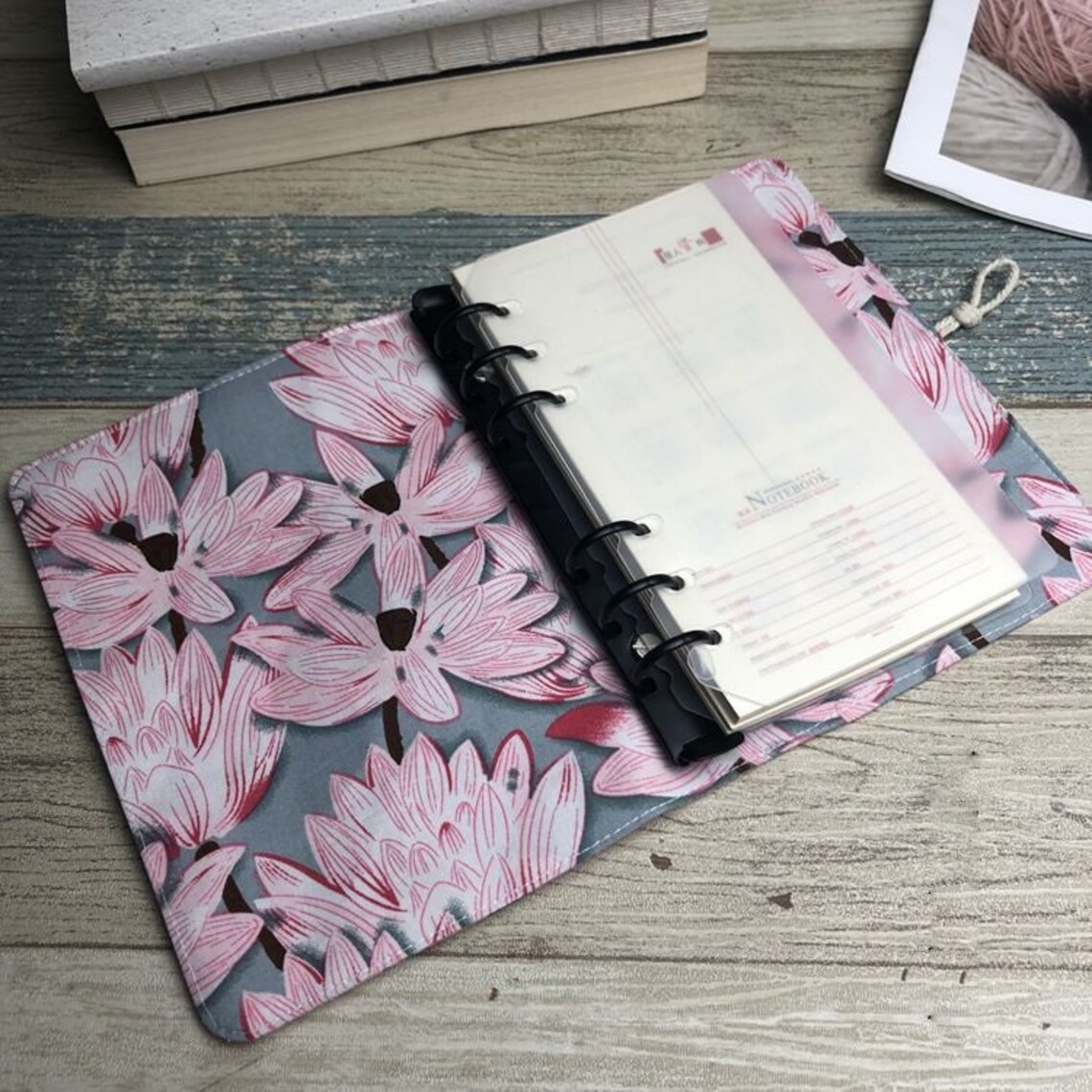 90pcs A5 / Personal /flower Fabric Binder Planner 6 Ring Etsy