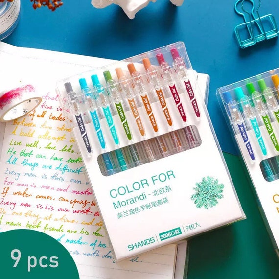 Rainbow Gel Pens, Set of 5, Colour Change Gel Pen, Pastel Gel Pens