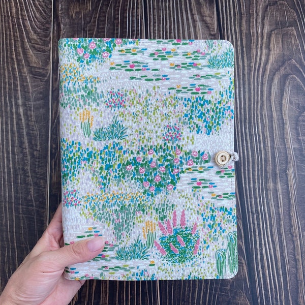 Personal | A5 Refilled Goodnotes Green Planner | 6-Ring Binder | Wonderful Journals notebook | Worth Birthday Gift