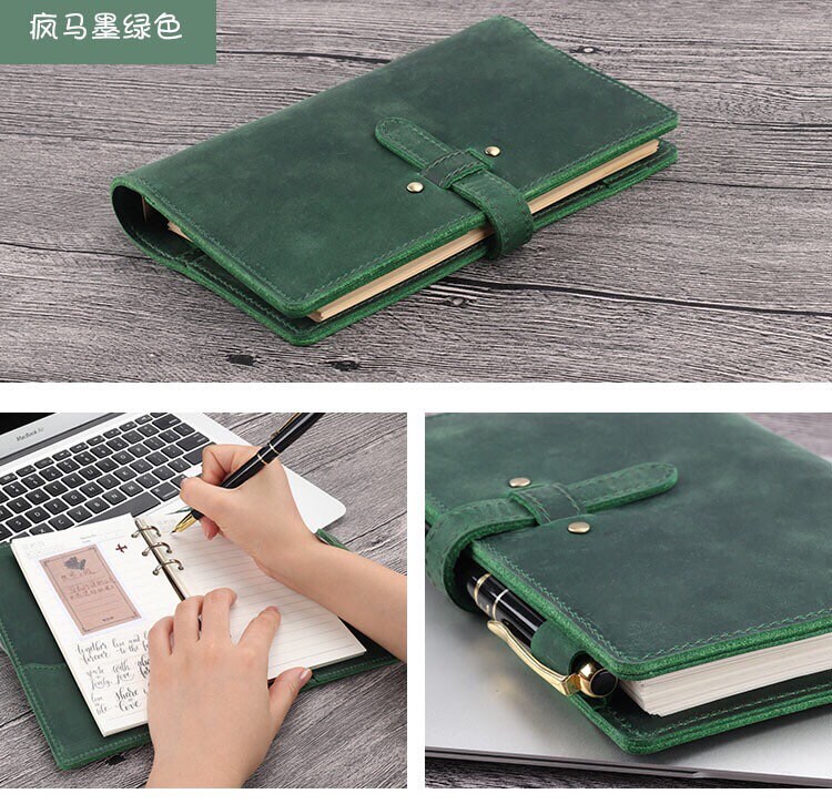 A5 / Personal Genuine Leather Planner Refillable Leather Etsy