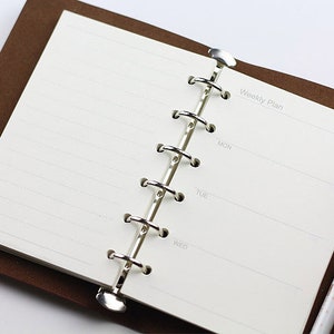 Set of 20 Sheets A5 personal A7 PRINTED Planner Inserts &amp; - Etsy