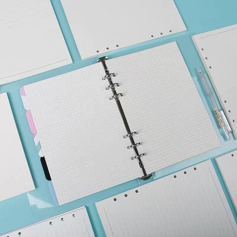 A5 Transparent Refillable Planner 6rings Binder Cover Etsy