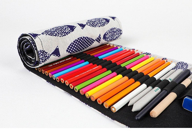 CM Pencil Case and Protective Pencil Pouch Large Pencil Bag for 50
