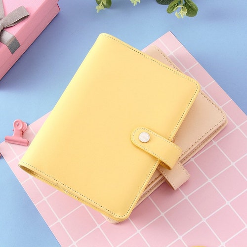 160 Pages A5 PU Binder Planner 6 Ring Binder Refilled Etsy