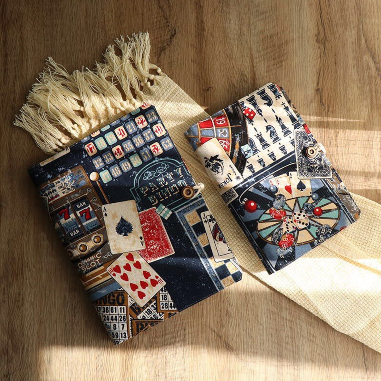 80 pcs Playing Card Fabric Binder Planner 6 ring binder Etsy