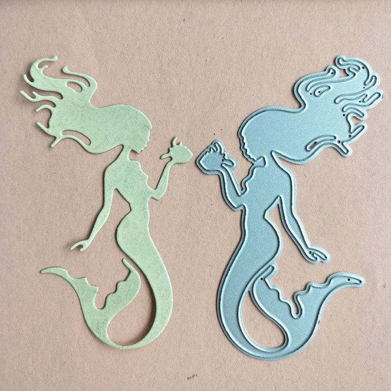 Mermaid Craft Cutting Dies DIY Decorate Scrapbooking Card Embossing Paper one