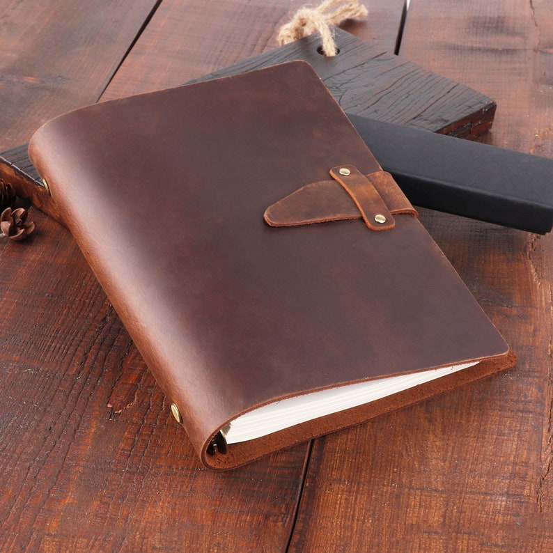 Genuine Leather Planner Refillable Leather Planner 6 Ring Etsy