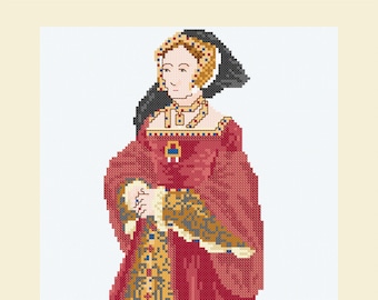 Cross stitch design 'Jane Seymour'