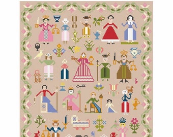 Women and Flowers Sampler Download