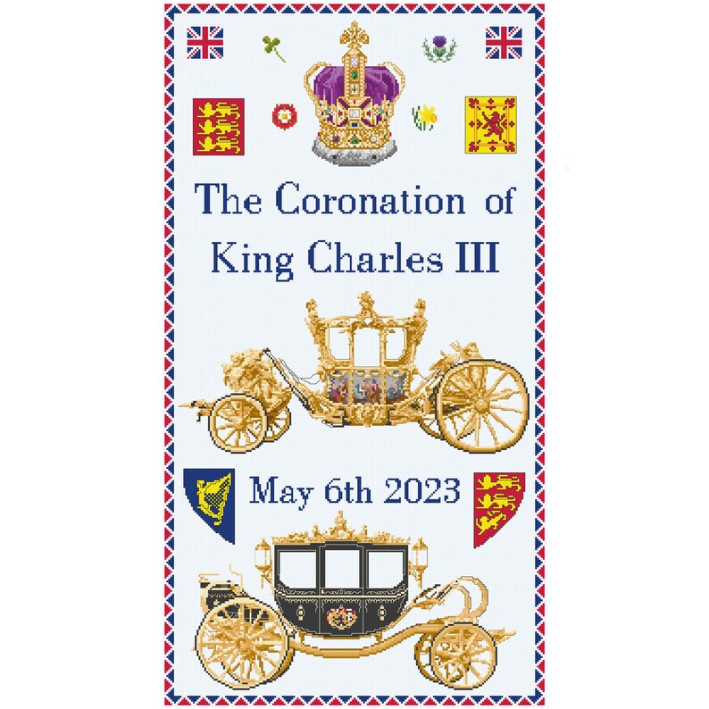 Coronation Rites Letters Design The Grand Coronation Sampler - Etsy